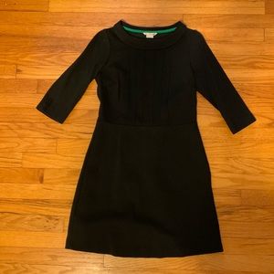 Boden shawl collar black dress US 8P/UK 12P